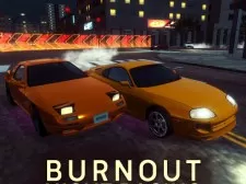 Burnout-Nachtrennen