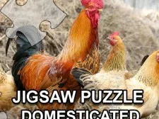 Puzzle domestizierte Tiere